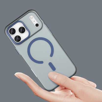 Etui Magnetic Abrasive na iPhone 17 Pro Max kompatybilne z MagSafe - matowe niebieskie_4