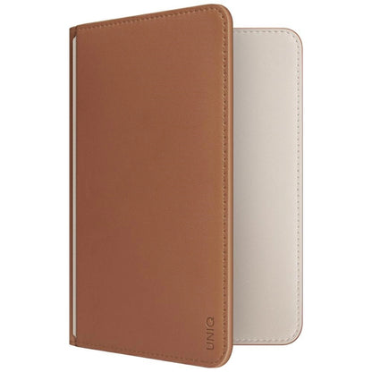 Etui na paszport UNIQ Belmont z Apple    Find My blokada RFID karmelowy beżowy_0