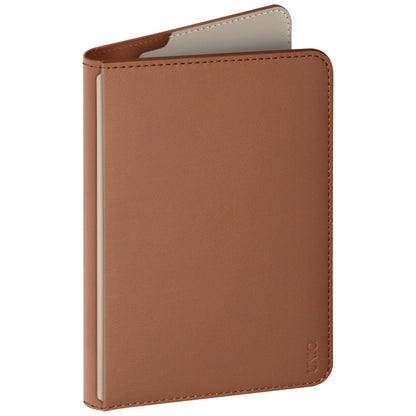 Etui na paszport UNIQ Belmont z Apple    Find My blokada RFID karmelowy beżowy_3