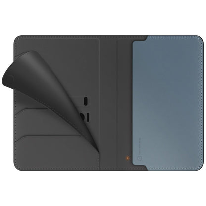 Etui na paszport UNIQ Belmont z Apple    Find My blokada RFID szaro niebieski_2