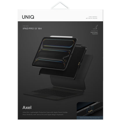Uniq Axel Case for iPad Air 13" 2024 / 2025 / iPad Pro 13" 2024 - Black_6
