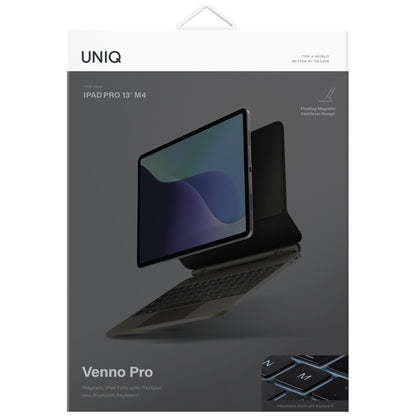 Uniq Venno Pro Magnetic Smart Case with Keyboard for iPad Air 13" 2024 / 2025 / iPad Pro 13" 2024 - Black_6