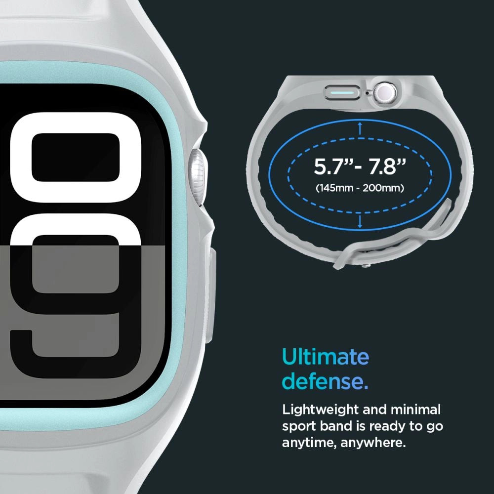 Spigen Liquid Air Pro Strap for Apple Watch 10 46mm - Gray_12