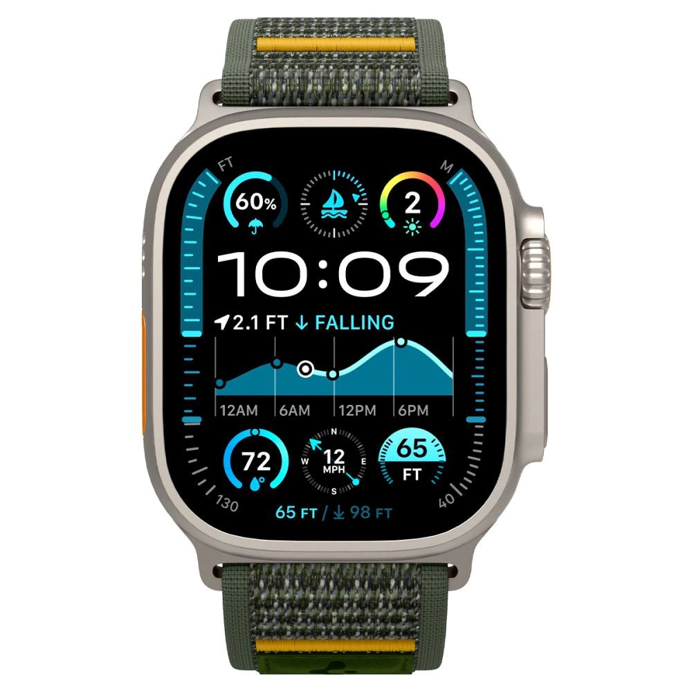 Spigen Athlex Air Strap for Apple Watch 44 / 45 / 46 / 49 mm - Green_1