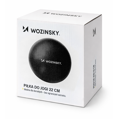 Wozinsky WPDP-C22 rehabilitation exercise ball 22cm - black_1