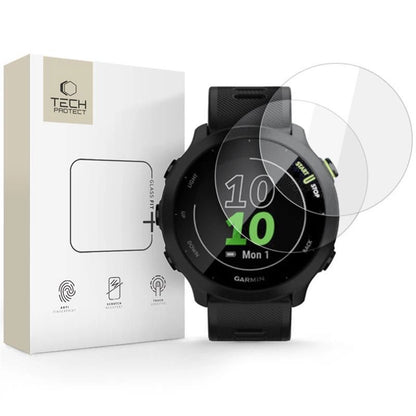 Tech-Protect Glass Fit+ 2-pack tempered glass for Garmin Forerunner 55 - clear_0