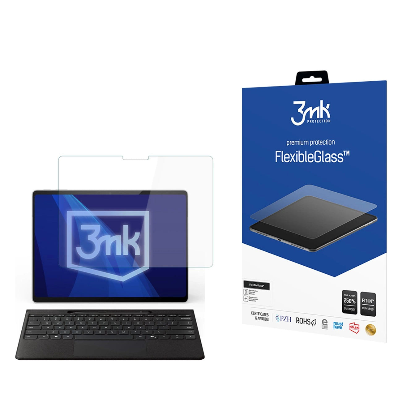 Hybrid glass 3mk FlexibleGlass for Microsoft Surface Pro Copilot+ PC 13&quot;_0