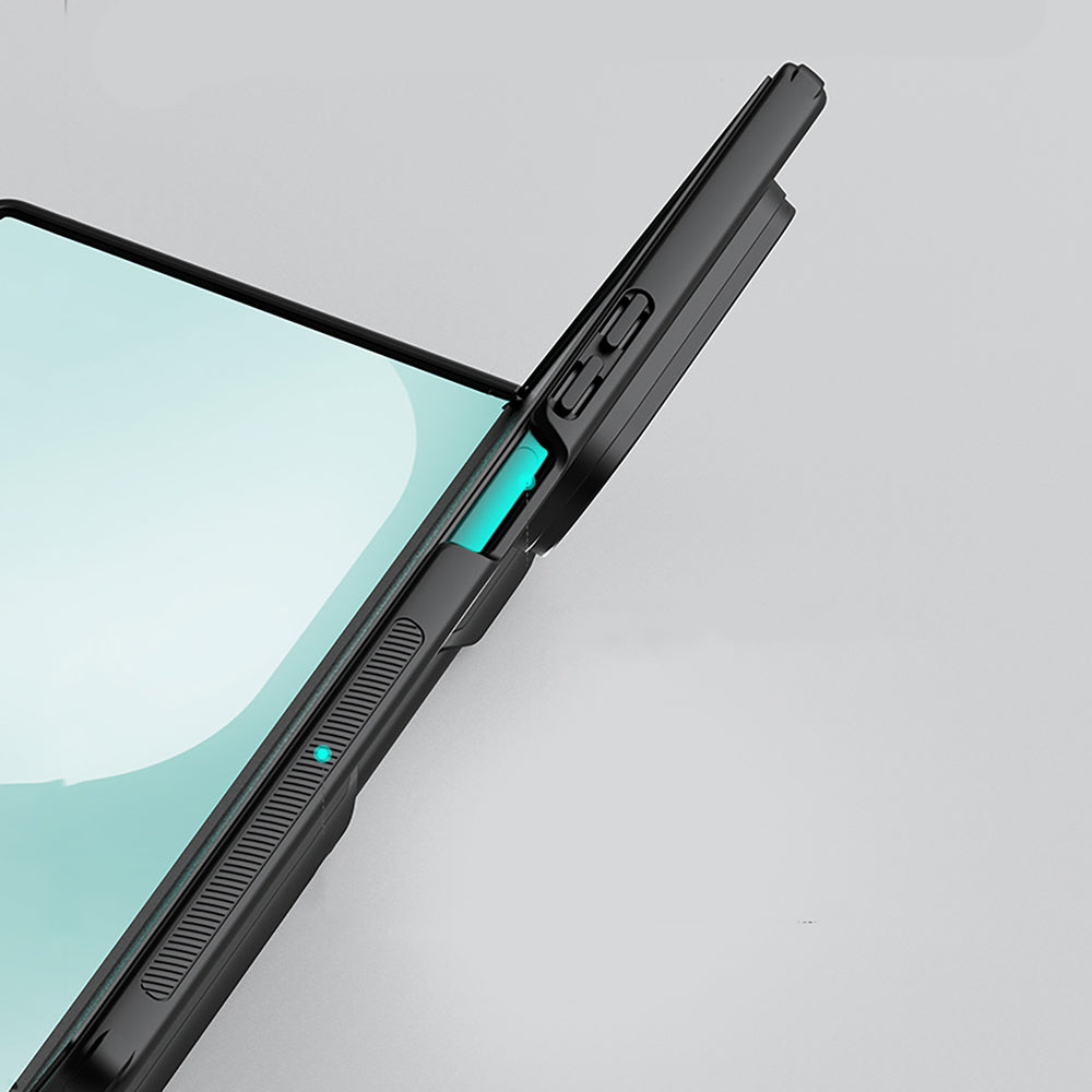 Etui Nillkin Super Frosted Shield Fold Magnetic na Samsung Galaxy Z Fold 7 kompatybilne z MagSafe z miejscem na S Pen - czarne_14