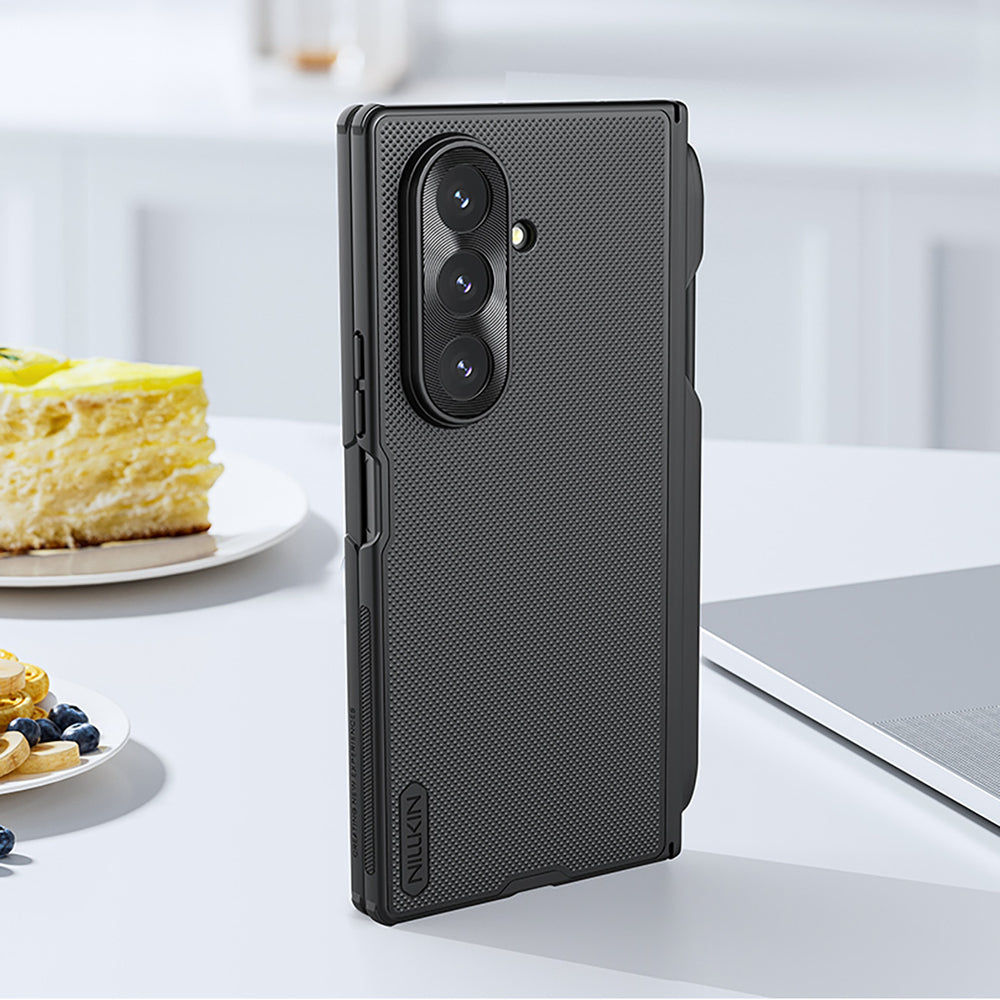 Etui Nillkin Super Frosted Shield Fold Magnetic na Samsung Galaxy Z Fold 7 kompatybilne z MagSafe z miejscem na S Pen - czarne_16