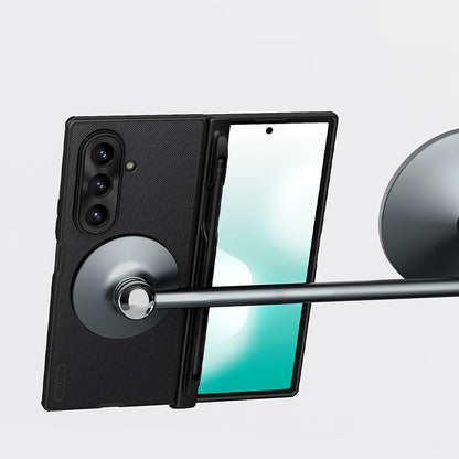 Etui Nillkin Super Frosted Shield Fold Magnetic na Samsung Galaxy Z Fold 7 kompatybilne z MagSafe - czarne_13