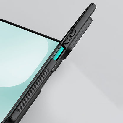 Etui Nillkin Super Frosted Shield Fold Magnetic na Samsung Galaxy Z Fold 7 kompatybilne z MagSafe - czarne_16
