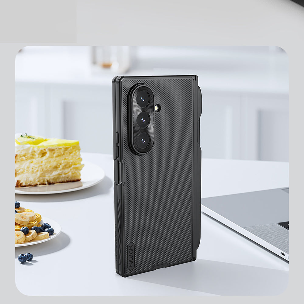 Etui Nillkin Super Frosted Shield Fold Magnetic na Samsung Galaxy Z Fold 7 kompatybilne z MagSafe - czarne_18