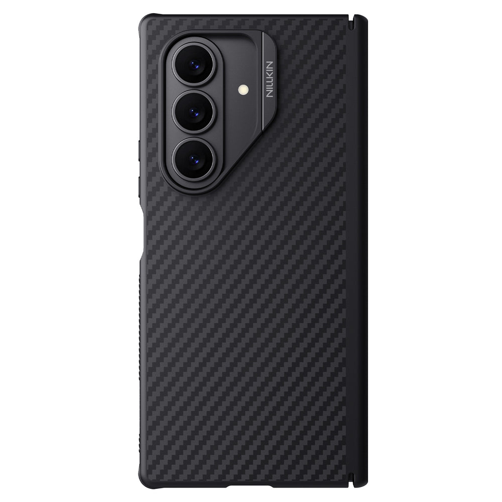 Etui Nillkin Synthetic Fiber Pro Magnetic na Samsung Galaxy Z Fold 7 kompatybilne z MagSafe - czarne_0