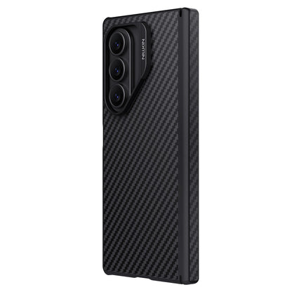 Etui Nillkin Synthetic Fiber Pro Magnetic na Samsung Galaxy Z Fold 7 kompatybilne z MagSafe - czarne_2
