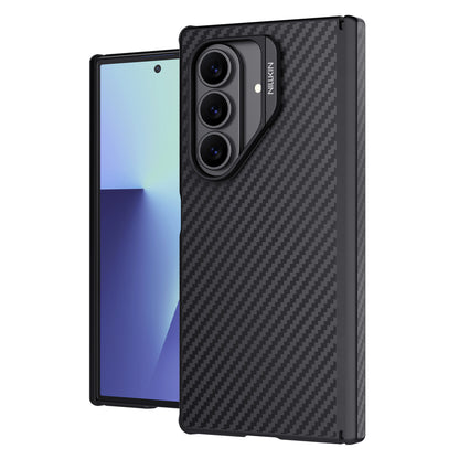 Etui Nillkin Synthetic Fiber Pro Magnetic na Samsung Galaxy Z Fold 7 kompatybilne z MagSafe - czarne_4