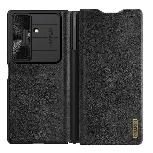 Etui Nillkin Qin Pro na Samsung Galaxy Z Fold 7 z miejscem na S Pen - czarne_0