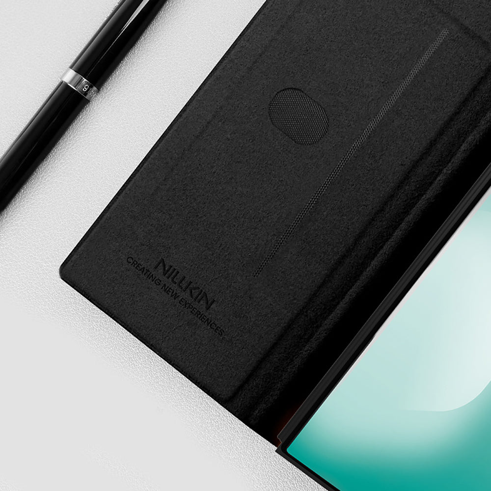 Etui Nillkin Qin Pro na Samsung Galaxy Z Fold 7 z miejscem na S Pen - czarne_11