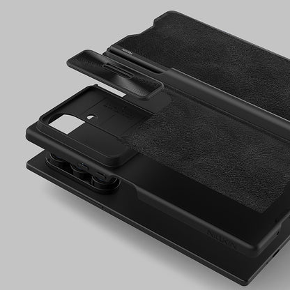 Etui Nillkin Qin Pro na Samsung Galaxy Z Fold 7 z miejscem na S Pen - czarne_13