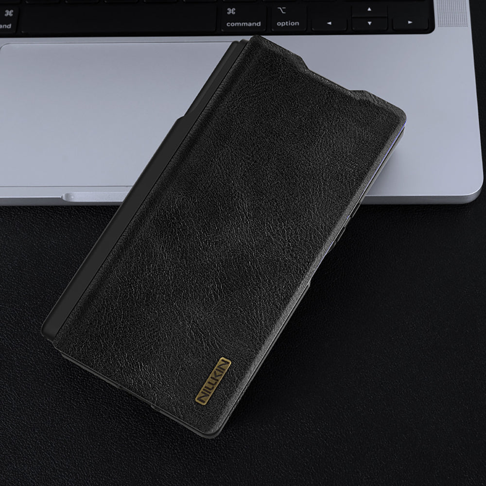 Etui Nillkin Qin Pro na Samsung Galaxy Z Fold 7 z miejscem na S Pen - czarne_16