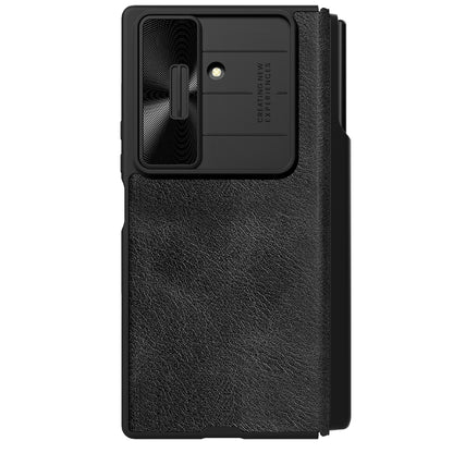 Etui Nillkin Qin Pro na Samsung Galaxy Z Fold 7 z miejscem na S Pen - czarne_1