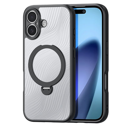 Dux Ducis Aimo Mag Case with Magnetic Ring and Stand for iPhone 17 – Black_0
