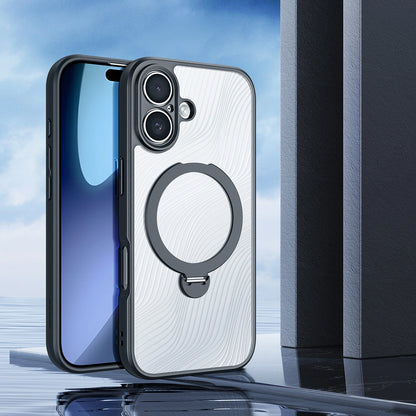 Dux Ducis Aimo Mag Case with Magnetic Ring and Stand for iPhone 17 – Black_2