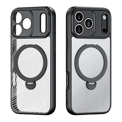Dux Ducis Aimo Mag Case with Magnetic Ring and Stand for iPhone 17 Pro – Black_1