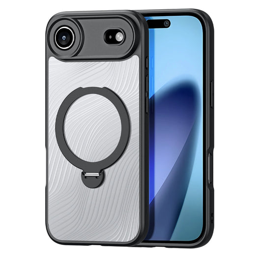 Dux Ducis Aimo Mag Case with Magnetic Ring and Stand for iPhone 17 Air – Black_0