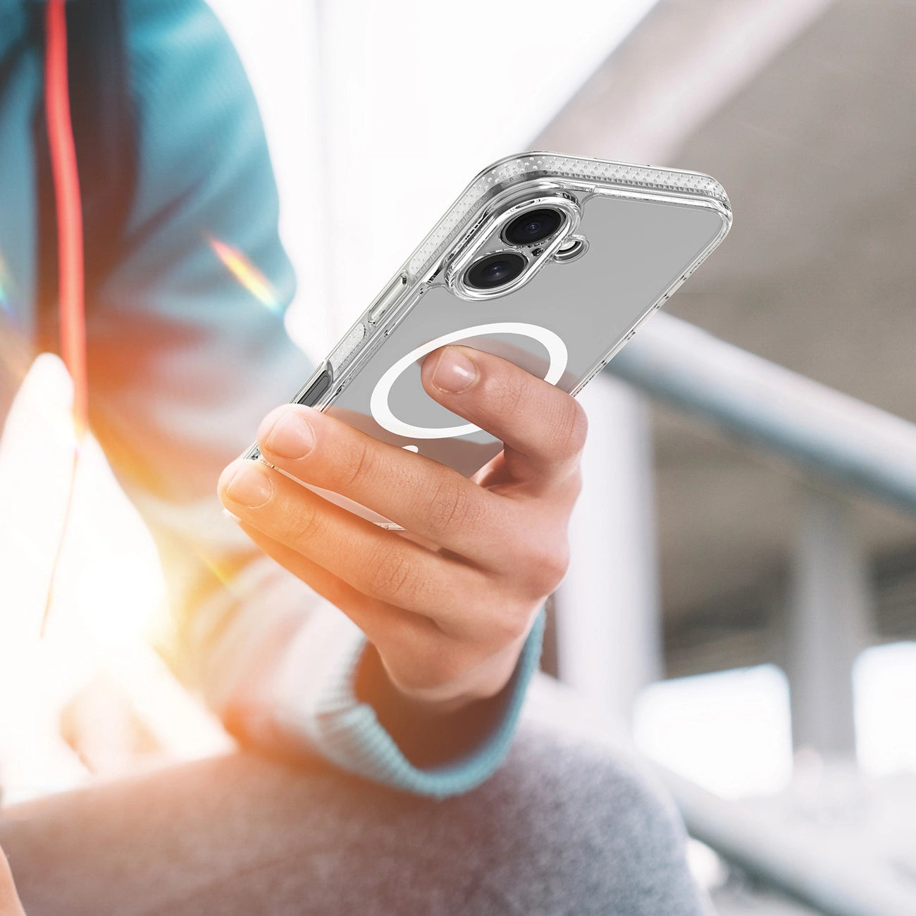 Dux Ducis Clin Mag Case for iPhone 17 Compatible with MagSafe - Transparent_11