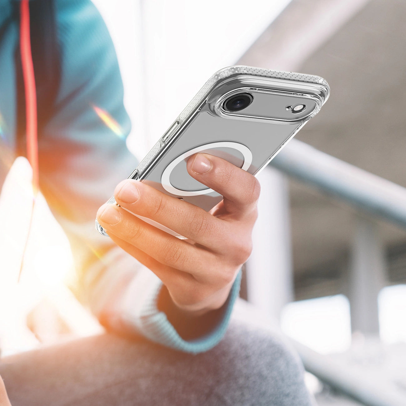 Dux Ducis Clin Mag Case for iPhone 17 Air Compatible with MagSafe - Transparent_10