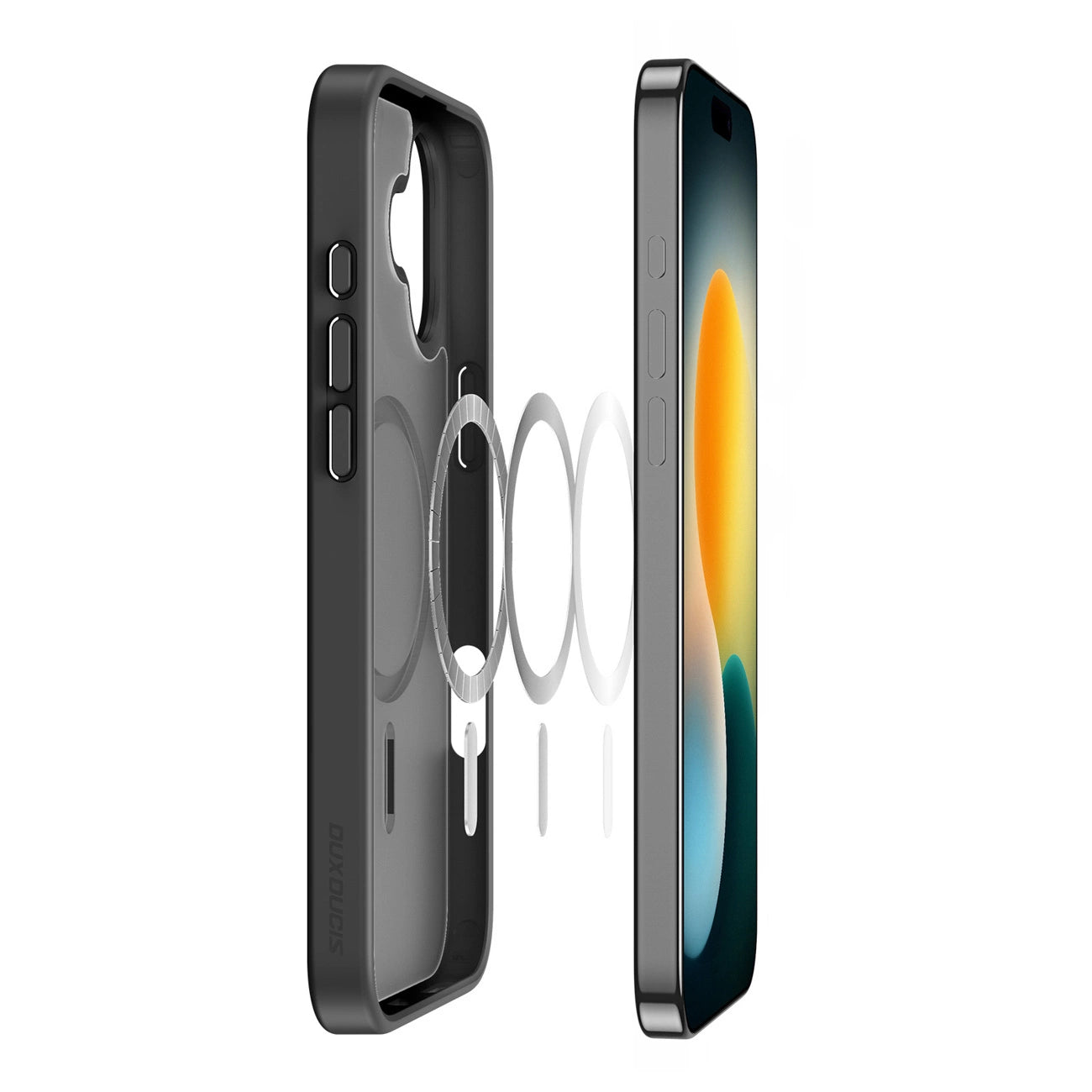 Dux Ducis Yind iPhone 17 Case Compatible with MagSafe - Black_4