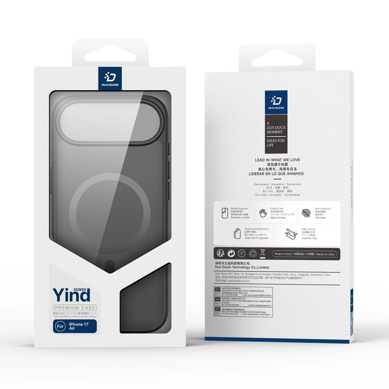 Dux Ducis Yind iPhone 17 Air Case Compatible with MagSafe - Black_2