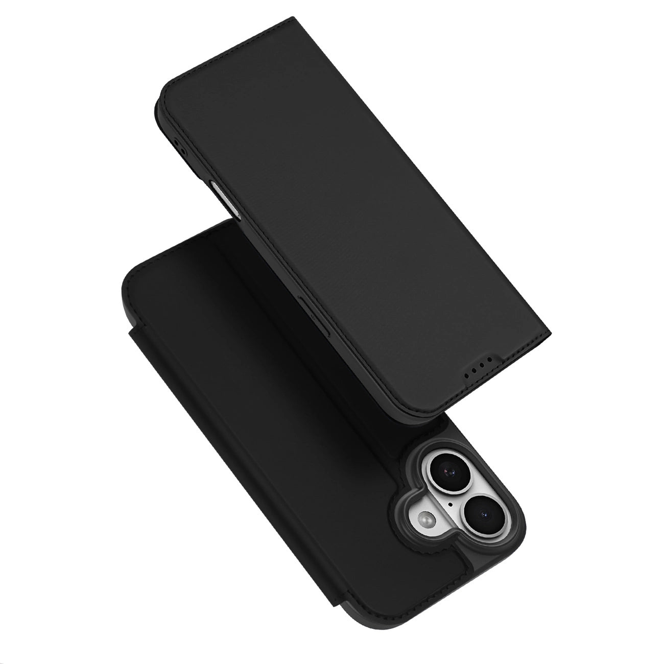Dux Ducis Skin Pro iPhone 17 Case with Flip and Card Slot - Black_0