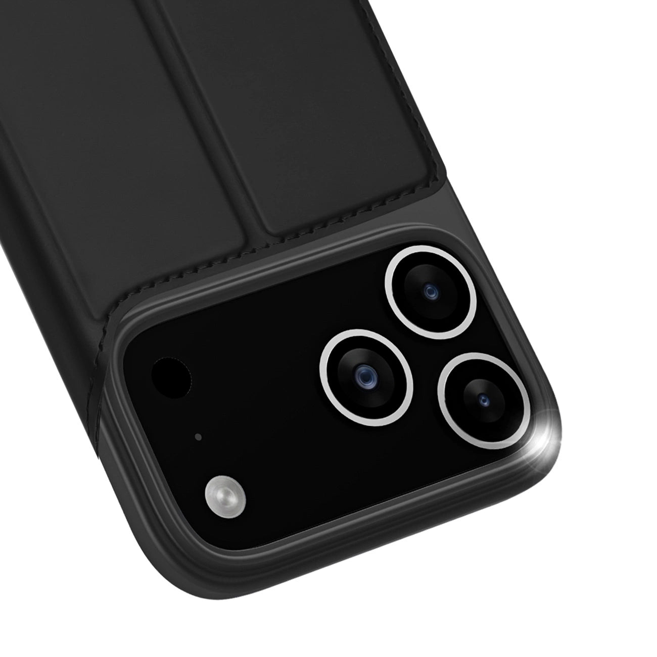 Dux Ducis Skin Pro Case for iPhone 17 Pro Max with Flip and Card Slot - Black_4