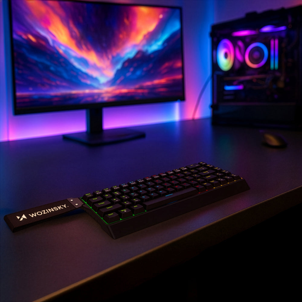 Wozinsky WKGP-1165 Mechanical Gaming Keyboard with RGB Backlight - Black_4