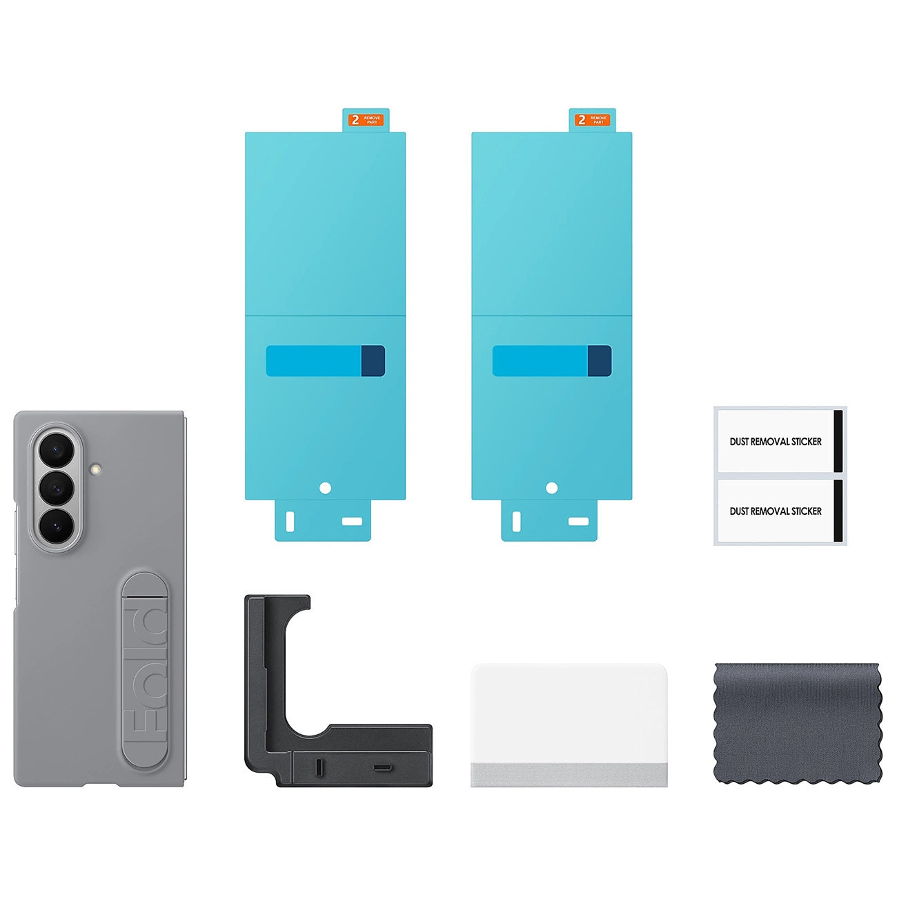 Etui Samsung Silicone Case na Samsung Galaxy Z Fold7 - szare_5
