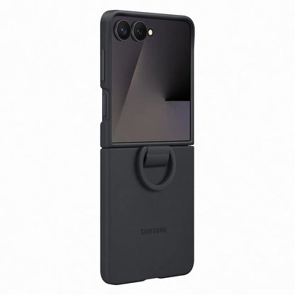 Etui silikonowe Samsung Ring Case na Samsung Galaxy Z Flip7 - czarne_0