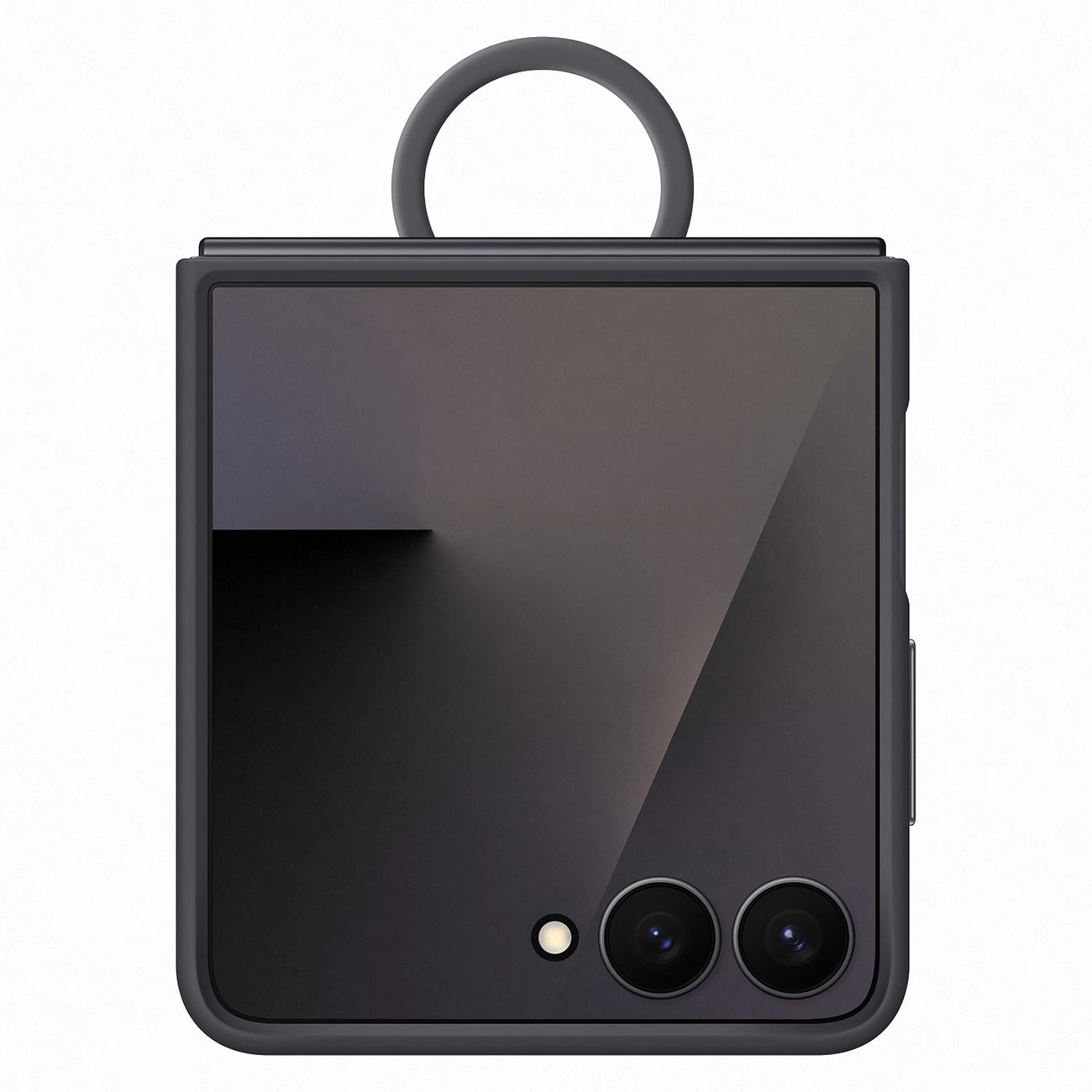 Etui silikonowe Samsung Ring Case na Samsung Galaxy Z Flip7 - czarne_1
