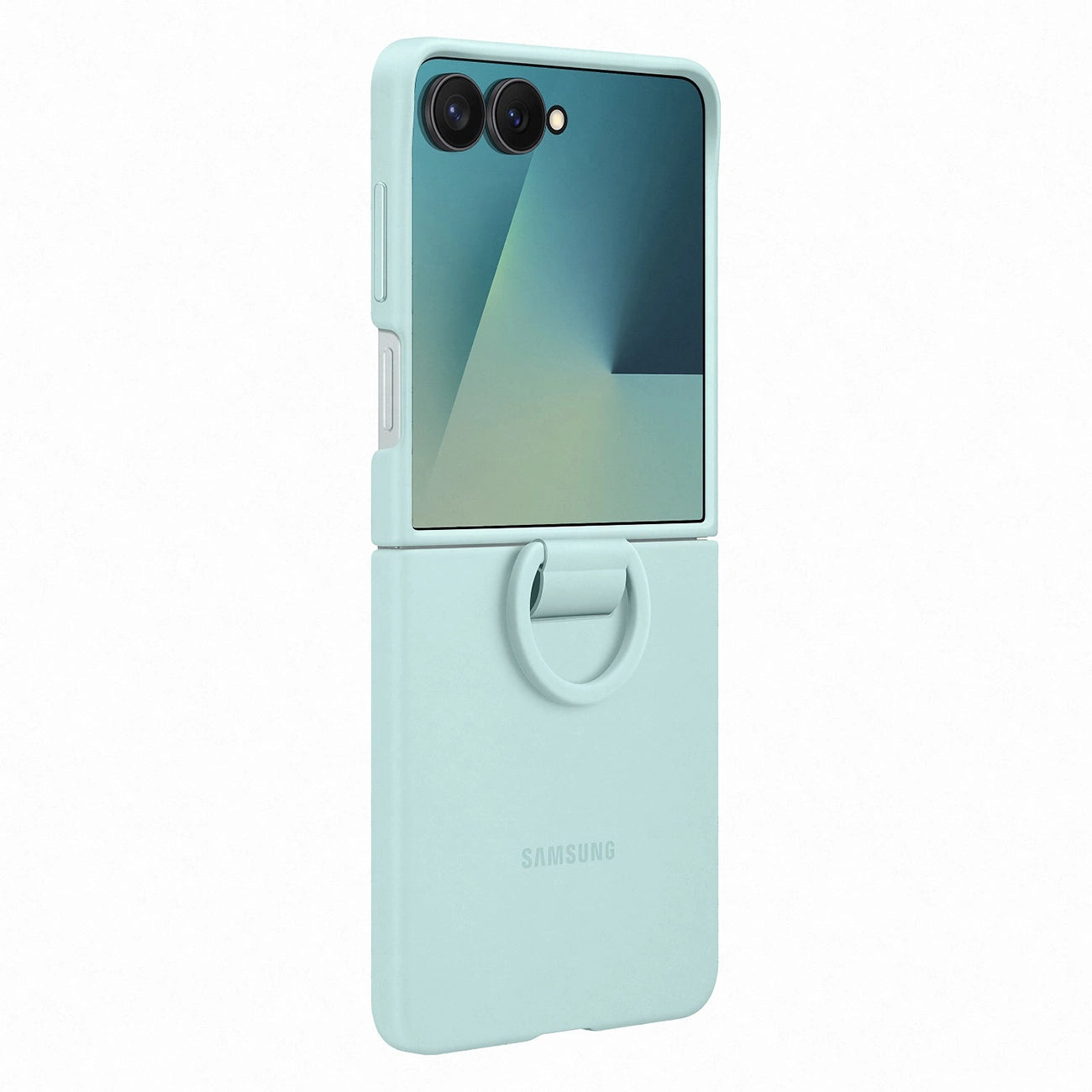Etui silikonowe Samsung Ring Case na Samsung Galaxy Z Flip7 - jasnoniebieskie_0