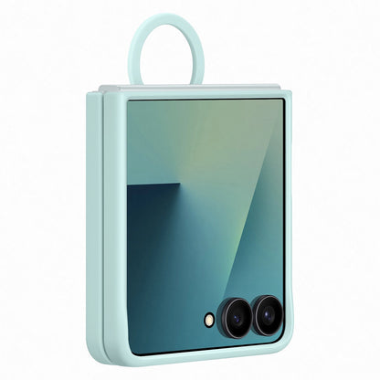 Etui silikonowe Samsung Ring Case na Samsung Galaxy Z Flip7 - jasnoniebieskie_2