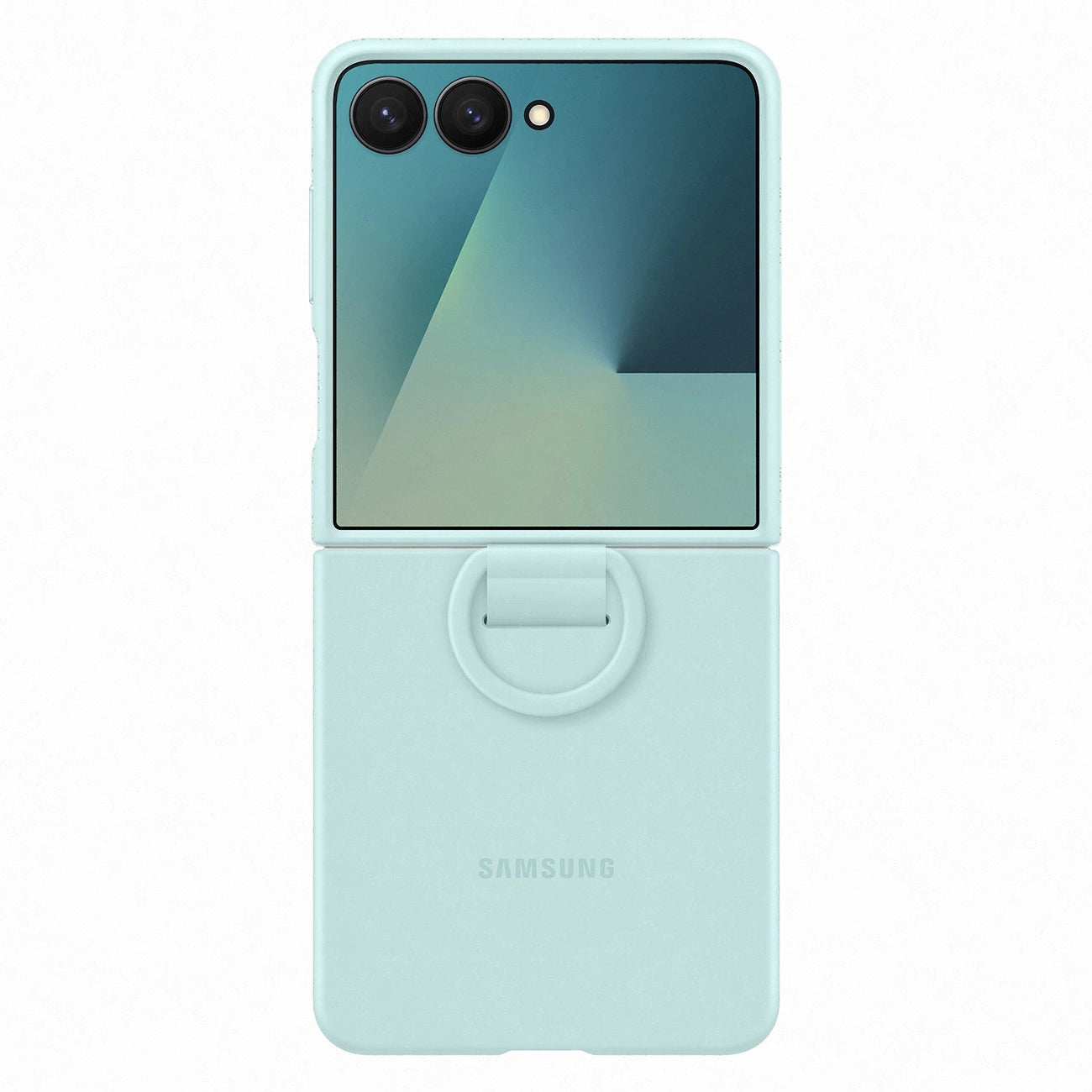 Etui silikonowe Samsung Ring Case na Samsung Galaxy Z Flip7 - jasnoniebieskie_4