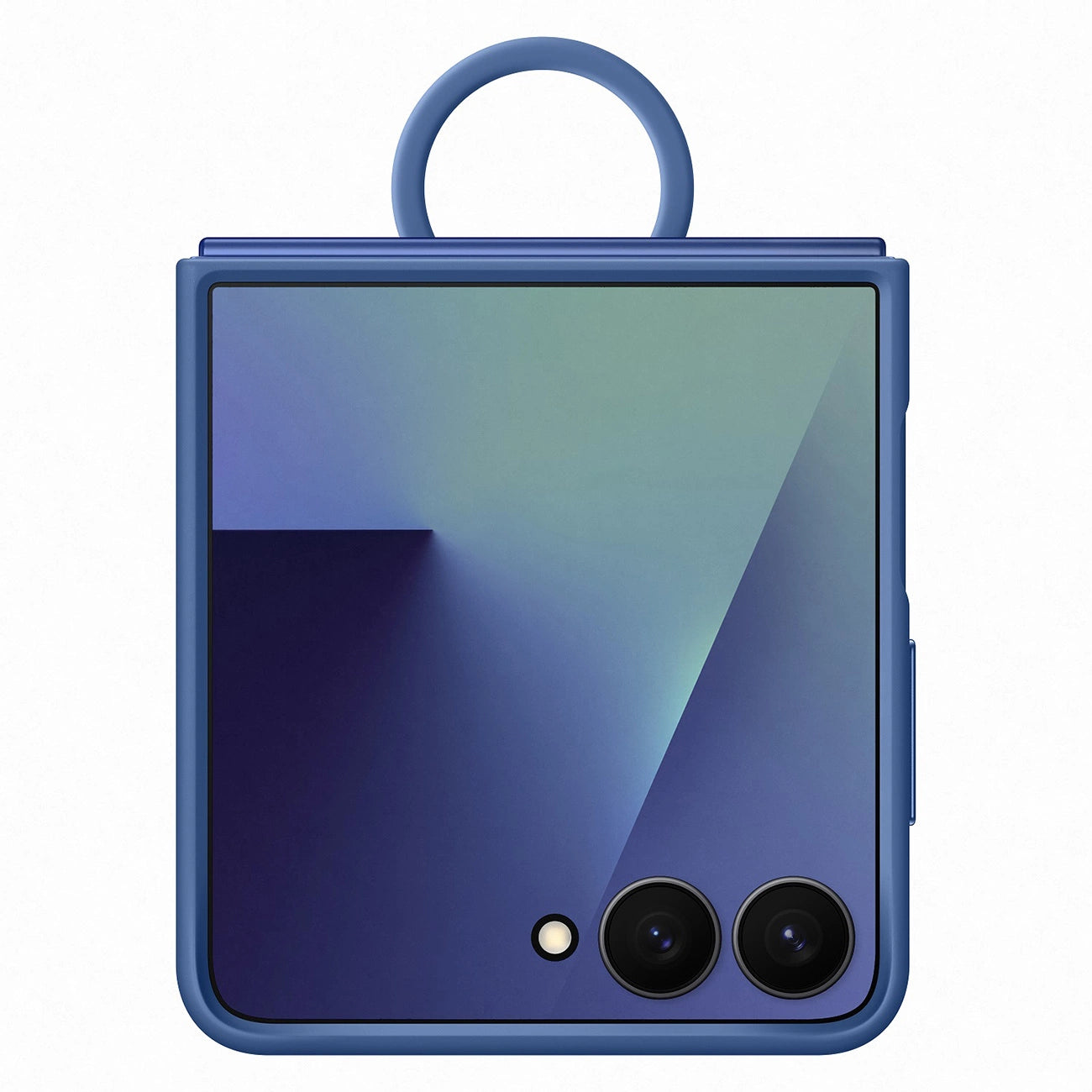 Etui silikonowe Samsung Ring Case na Samsung Galaxy Z Flip7 - niebieskie_1