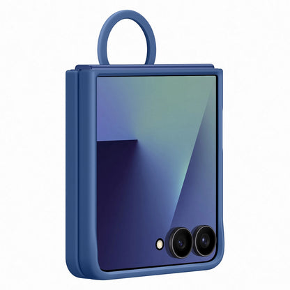 Etui silikonowe Samsung Ring Case na Samsung Galaxy Z Flip7 - niebieskie_2