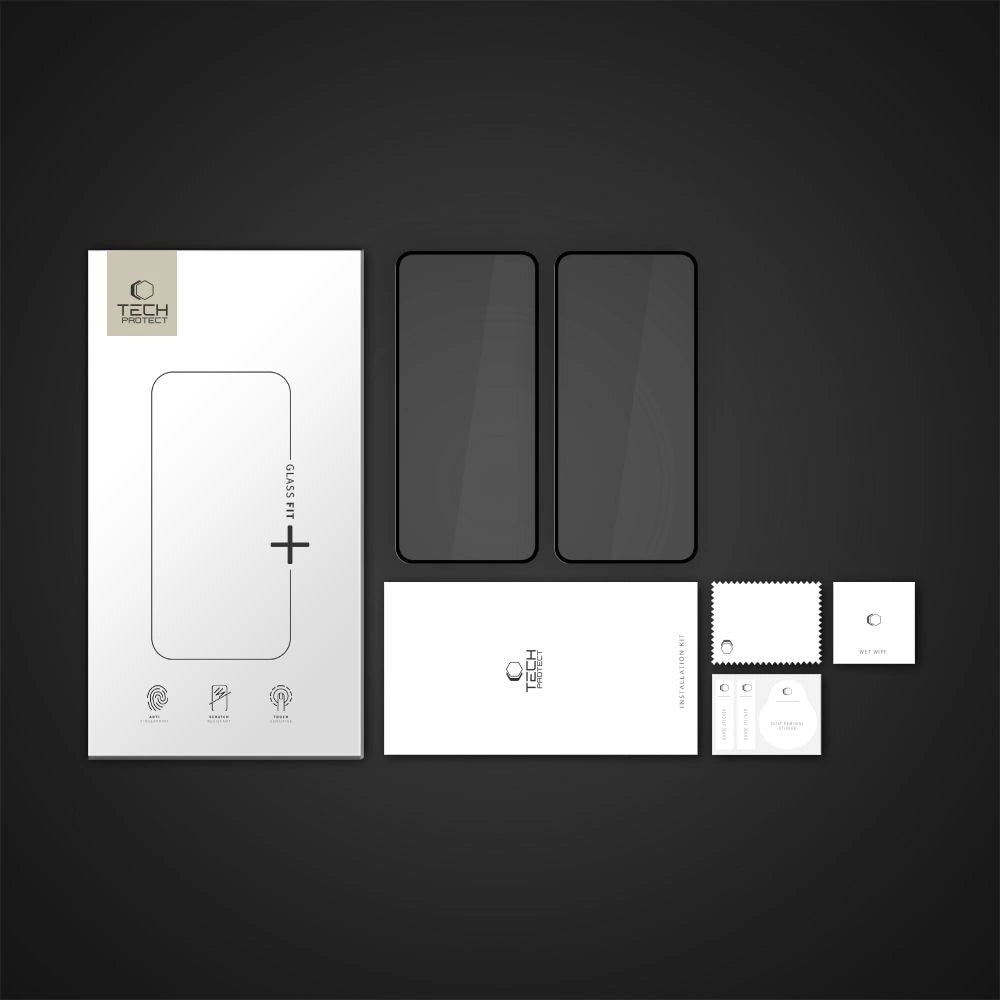 Tech-Protect Glass Fit+ 2-pack tempered glass for Motorola Moto G56 5G - black_5