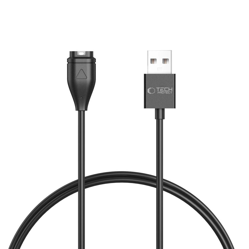 Tech-Protect MC04 UltraBoost USB-A Cable for Garmin Watch 1m - Black_0