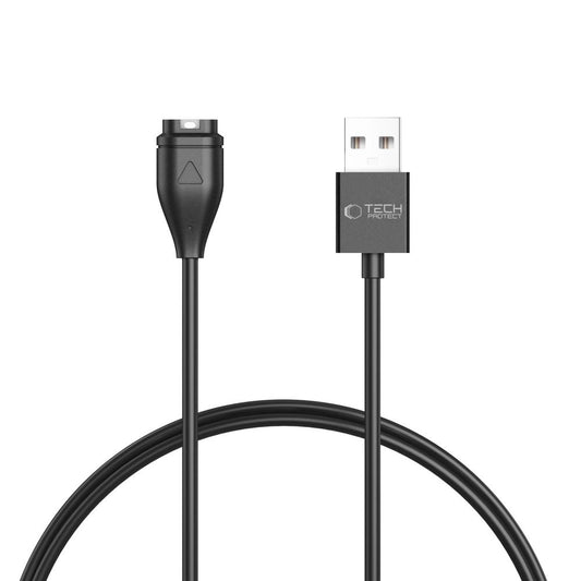 Tech-Protect MC04 UltraBoost USB-A Cable for Garmin Watch 1m - Black_0