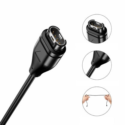 Tech-Protect MC04 UltraBoost USB-A Cable for Garmin Watch 1m - Black_2