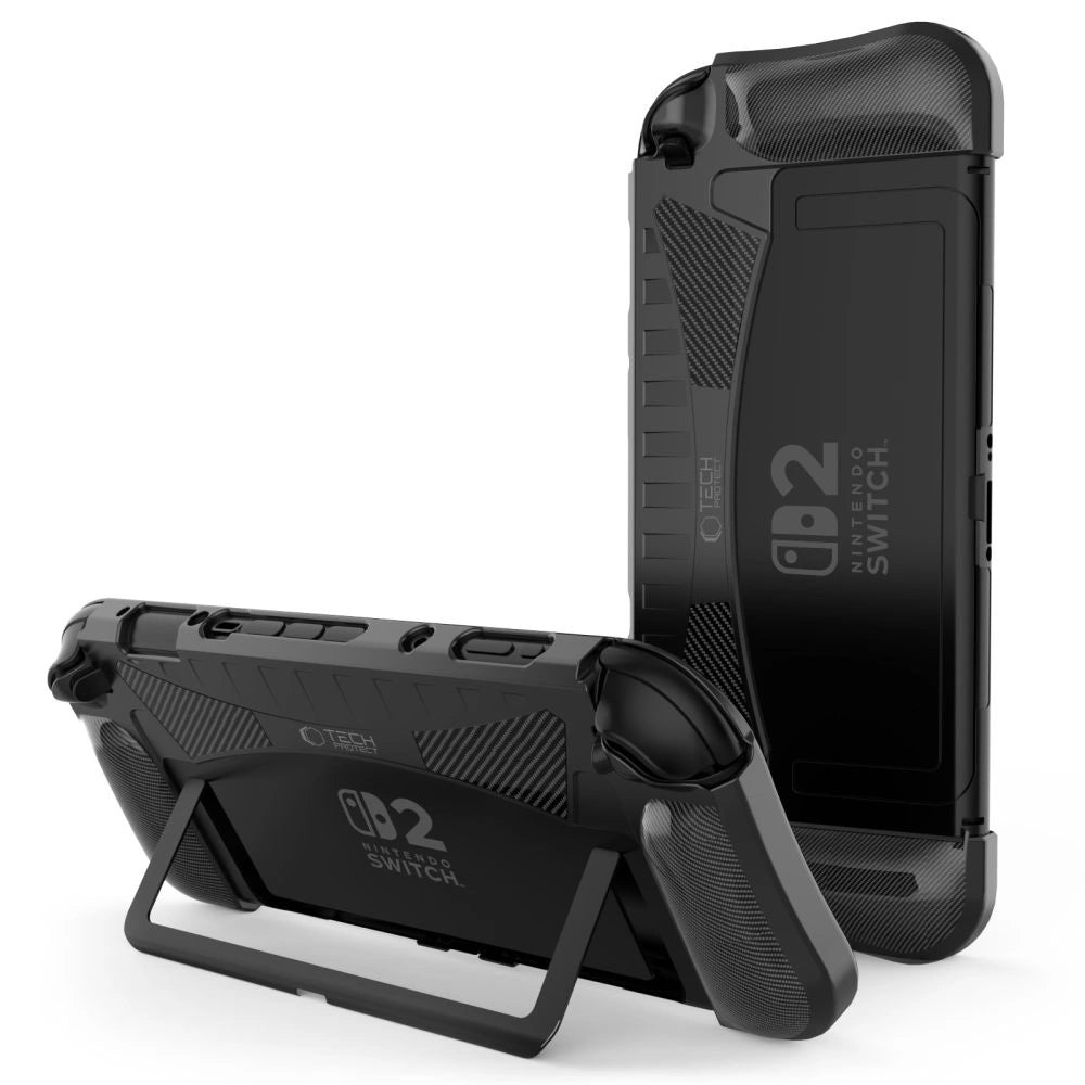 Tech-Protect TPUCarbon Case for Nintendo Switch 2 - Black_0