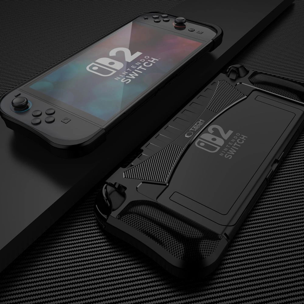 Tech-Protect TPUCarbon Case for Nintendo Switch 2 - Black_4