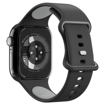 Spigen Nano Pop Strap for Apple Watch 40/41/42 mm - Black and Gray_4
